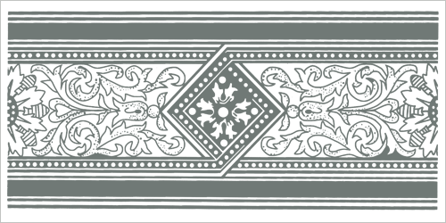 Victorian & Federation Wall Tiles Rectangle - Design 014