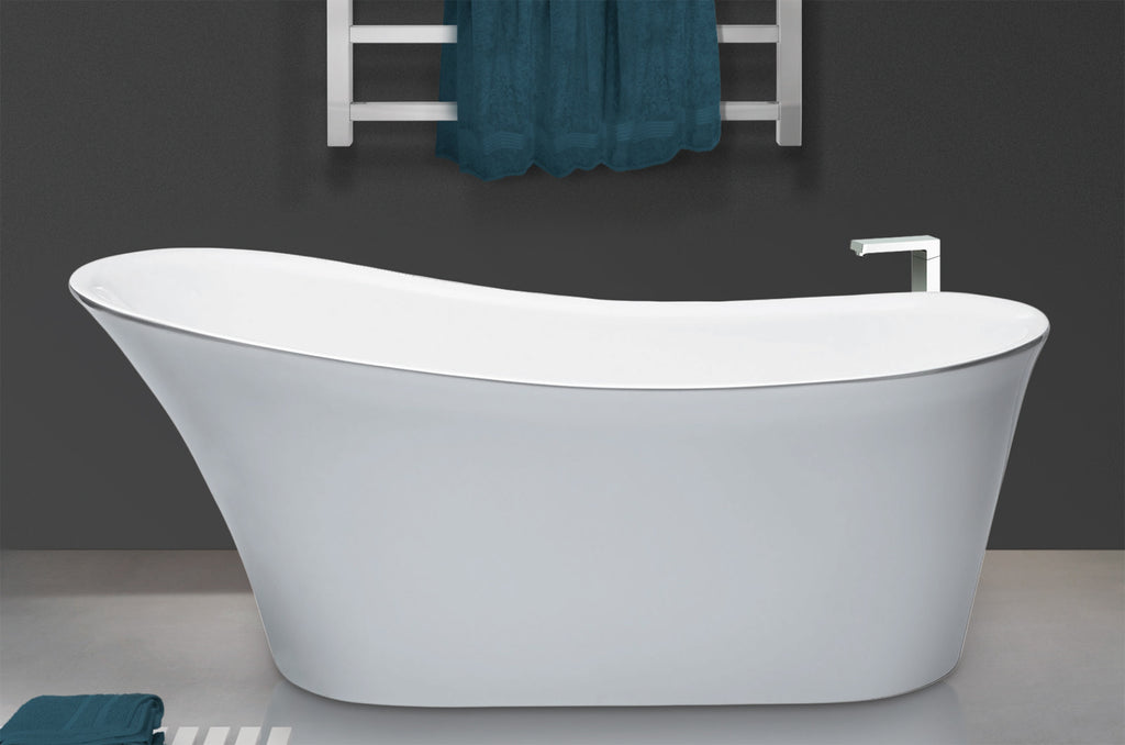  - Designer Silver Libra Acrylic bath