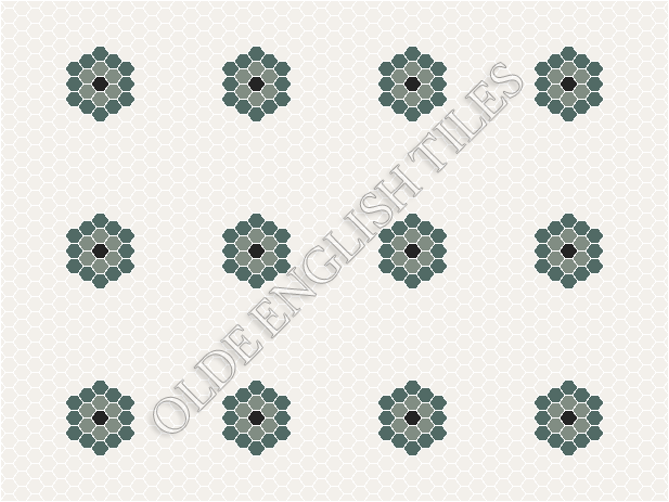 Art Deco Mosaic -  Empire Multi 25 Art Deco