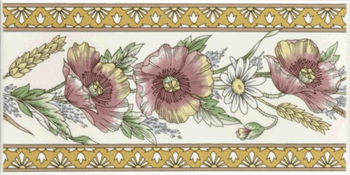 Victorian & Federation Wall Tiles Rectangle -  English Spring
