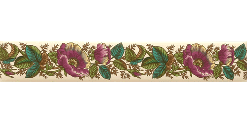 Victorian & Federation Wall Tiles - English Rose Strip