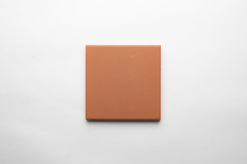 Vitrified 100mm Square Red
