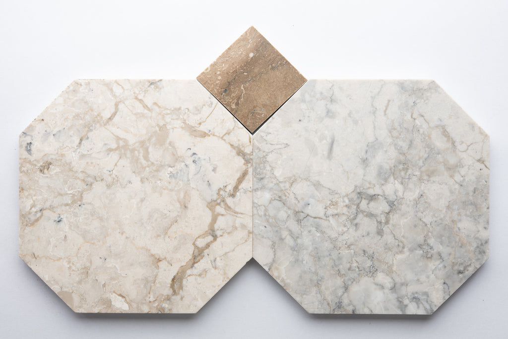 Marble Octagon & Dot - B