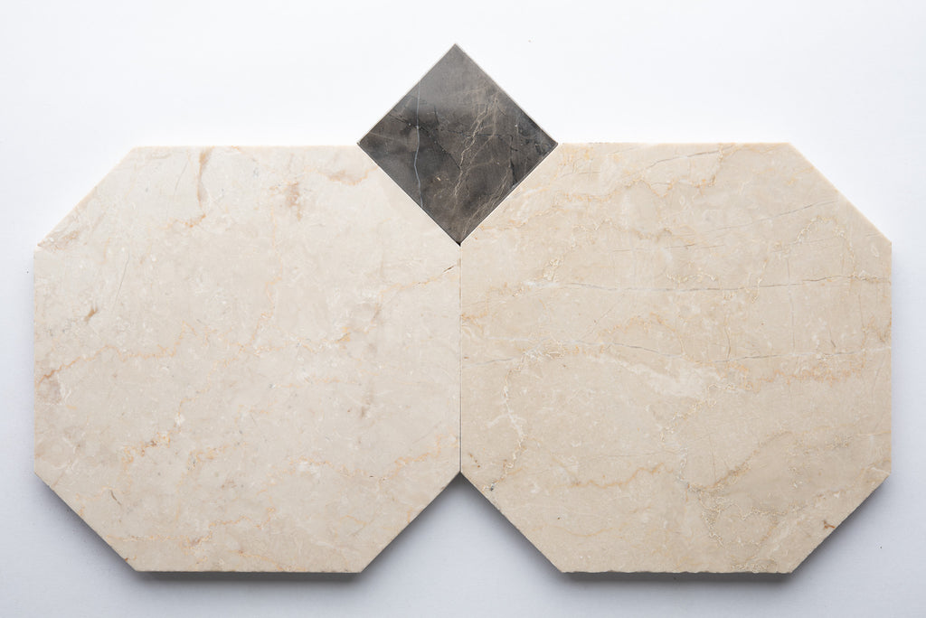 Marble Octagon & Dot - C