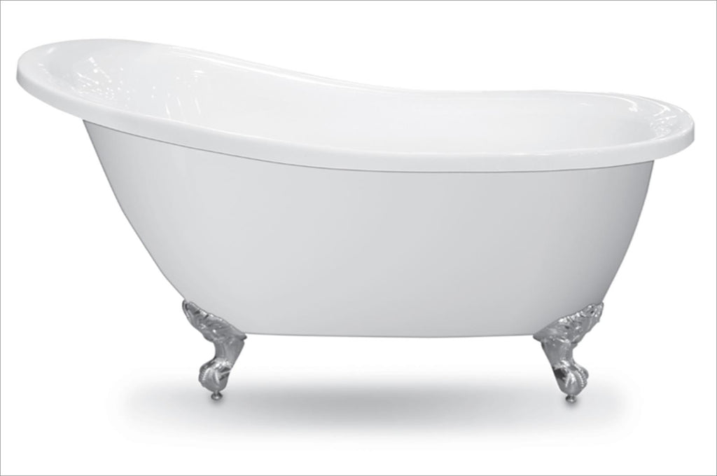  - Forme White Slipper 1550 & 1700 Freestanding Acrylic baths