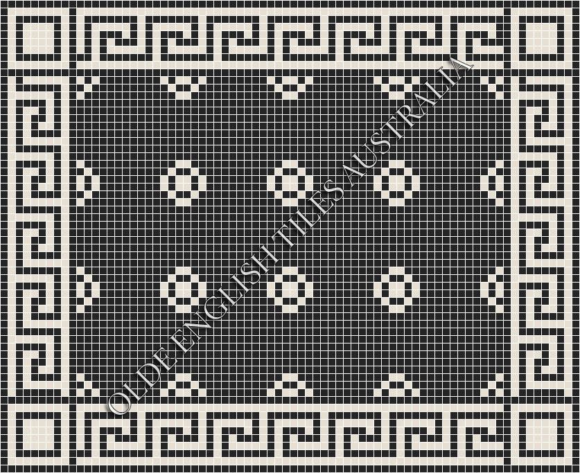  - Gatsby 20 Black with White Pattern