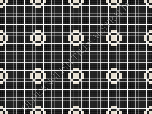  - Gatsby 20 Black with White Pattern