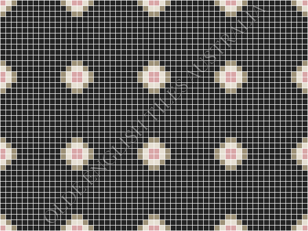 _blog-post_20-classic-mosaic-patterns -  Gatsby 20 Multi Black with Light Grey, White and Pink Pattern