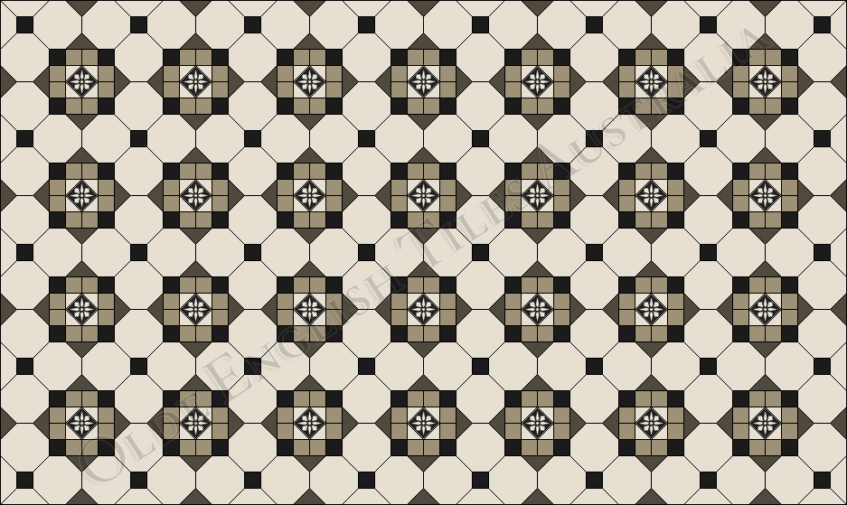 Modern Victorian Tile Patterns -  Glasgow