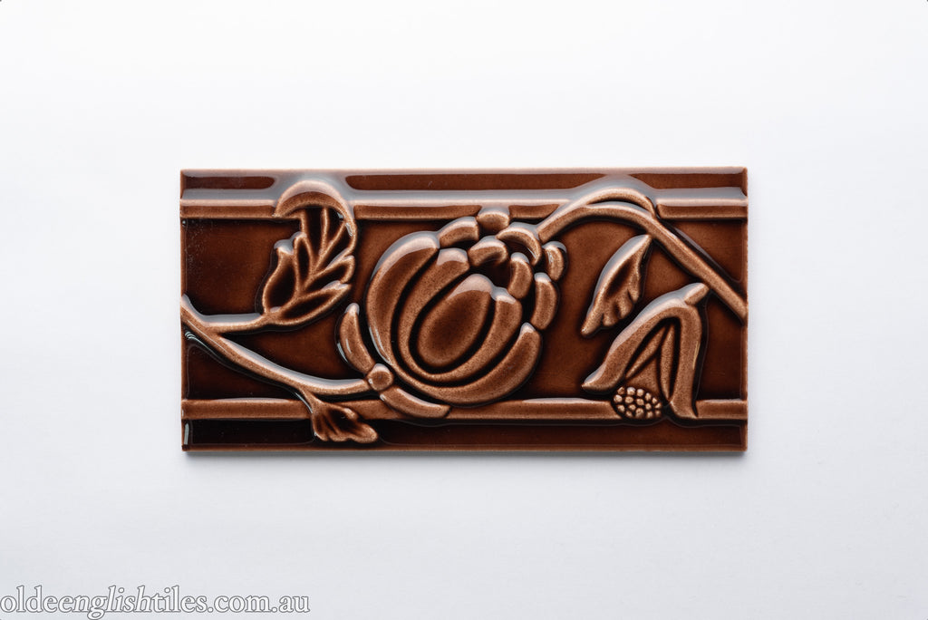  - Waratah Embossed 200 x 100mm