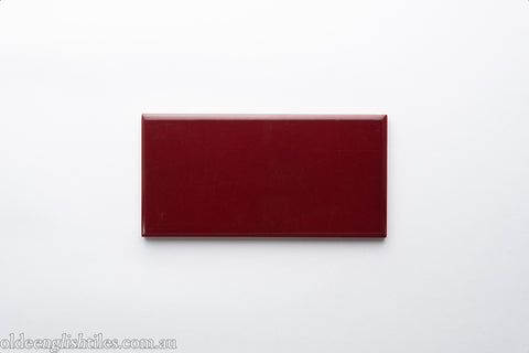 Burgundy fireplace Tile