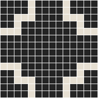  - Greenwich 20 Black with White Pattern