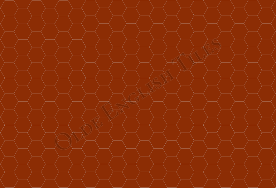  - Hexagon 100mm Art Deco