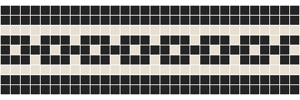 Mosaic Tiles -  Link 20 Black and White Border