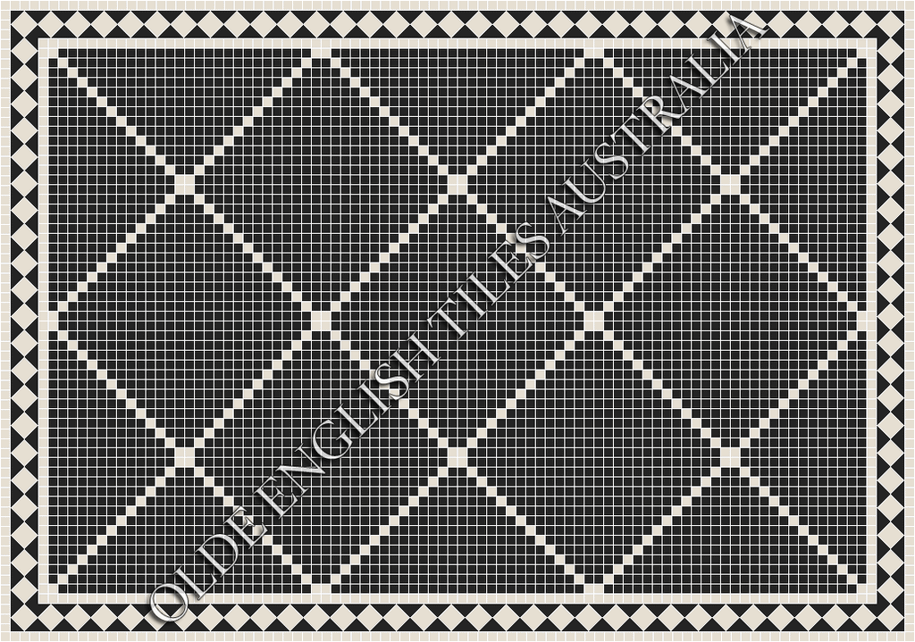  - Manhattan 20 Black with White Pattern