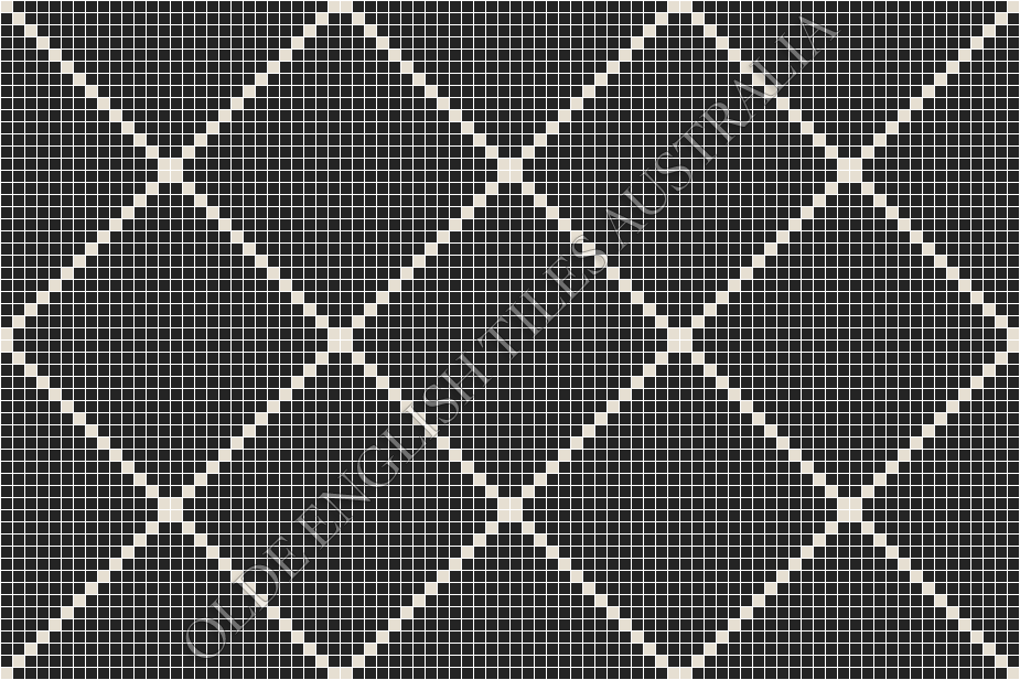  - Manhattan 20 Black with White Pattern