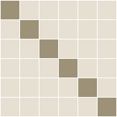  - Manhattan 50 White with Light Grey Pattern