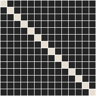  - Manhattan 20 Black with White Pattern