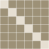  - Manhattan 50 Light Grey with White Pattern