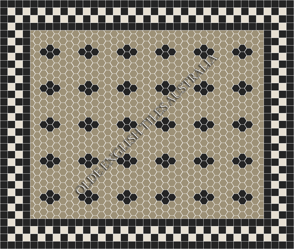  - Metropolis 50 Light Grey with Black Pattern
