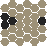  - Metropolis 50 Light Grey with Black Pattern