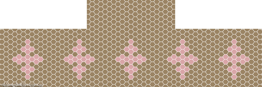 Fireplace Mosaic -  Motif 25 - Option 4