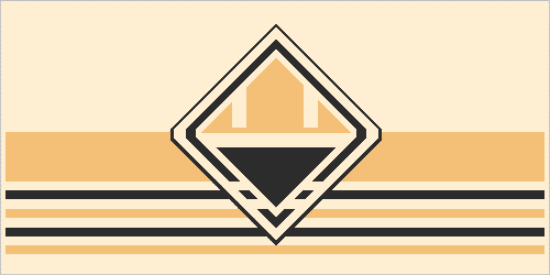Art Deco Rectangle -  Odeon