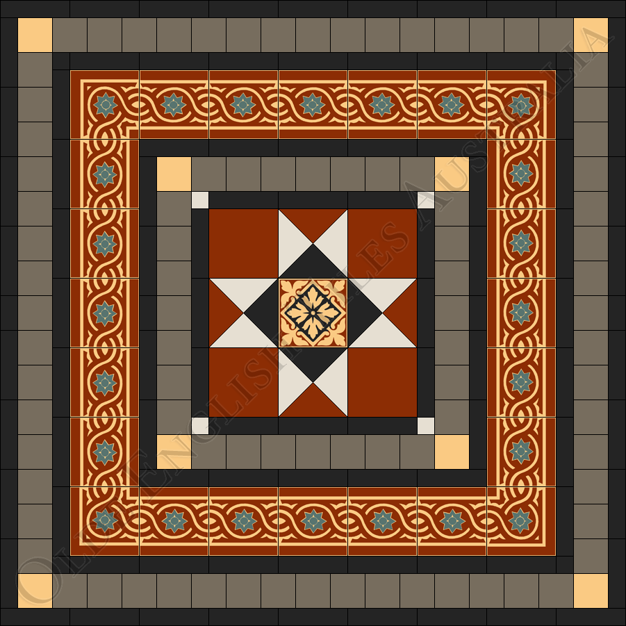 Tessellated Panels -  Oxford Large Panel