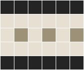 Mosaic Borders - Park Avenue 50 Black White & Light Grey Border