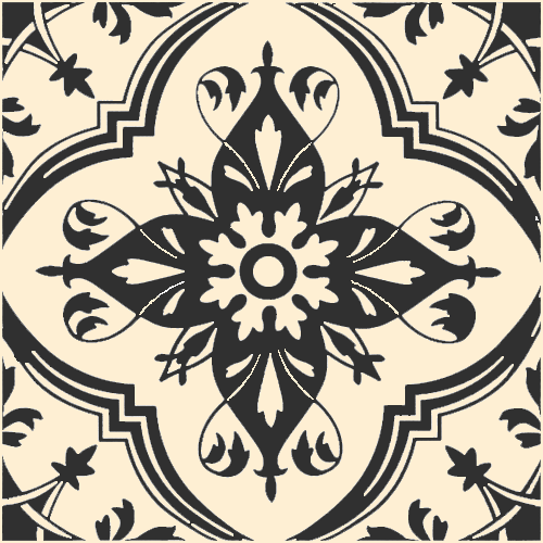  - Persian hearth tile