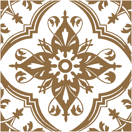 Victorian & Federation Wall Tiles Square - Persian