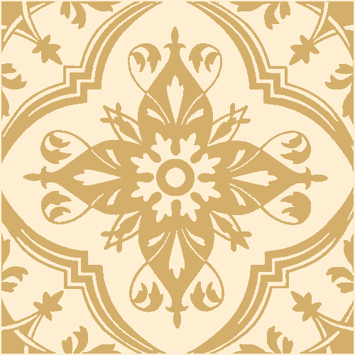 Victorian & Federation Wall Tiles Square - Persian