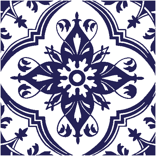 Victorian & Federation Wall Tiles Square - Persian