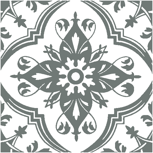Victorian & Federation Wall Tiles Square - Persian