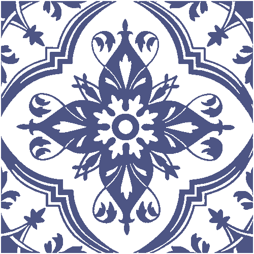 Victorian & Federation Wall Tiles Square - Persian