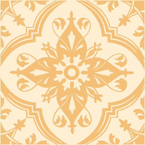 Victorian & Federation Wall Tiles Square - Persian