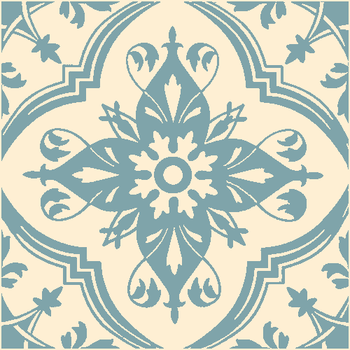 - Persian hearth tile