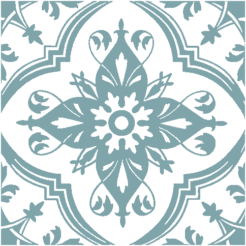Victorian & Federation Wall Tiles Square - Persian