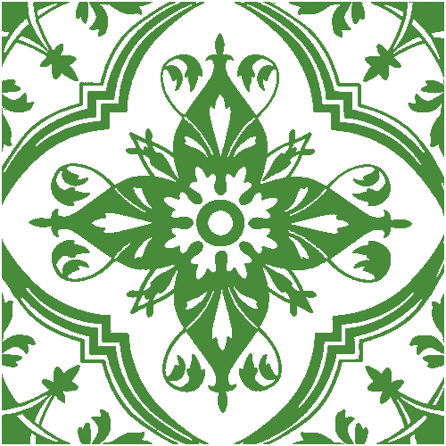 Victorian & Federation Wall Tiles Square - Persian