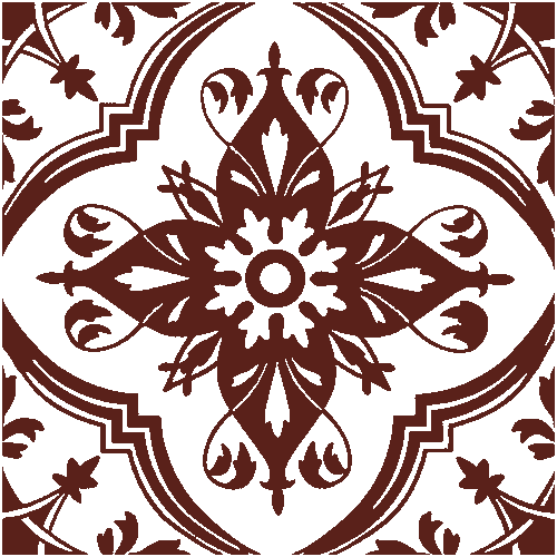 Victorian & Federation Wall Tiles Square - Persian