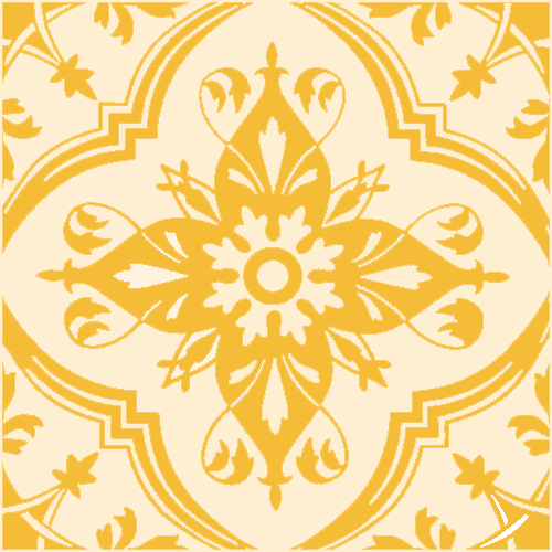 Victorian & Federation Wall Tiles Square - Persian