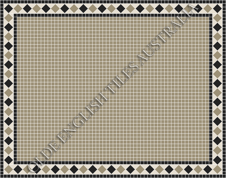 Plain Mosaics - Plain Square 20 Light Grey Mosaics