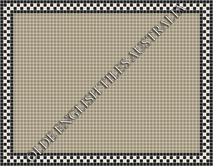  - Plain Square 20 Light Grey Mosaics
