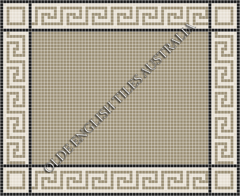  - Plain Square 20 Light Grey Mosaics