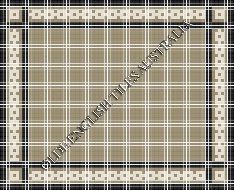  - Plain Square 20 Light Grey Mosaics