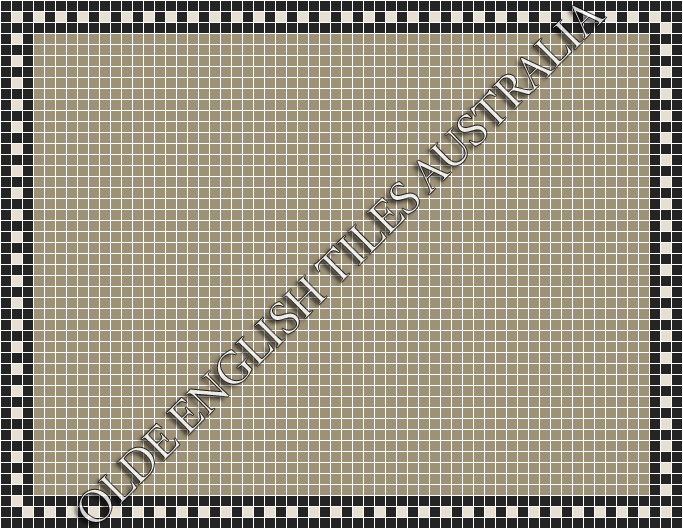  - Plain Square 20 Light Grey Mosaics
