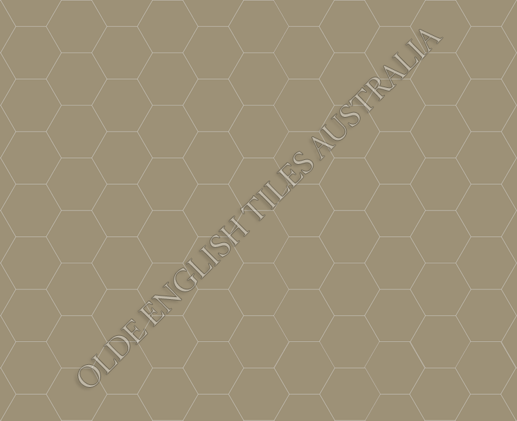Mosaic Tiles -  Plain Hexagon 25 Light Grey Mosaics