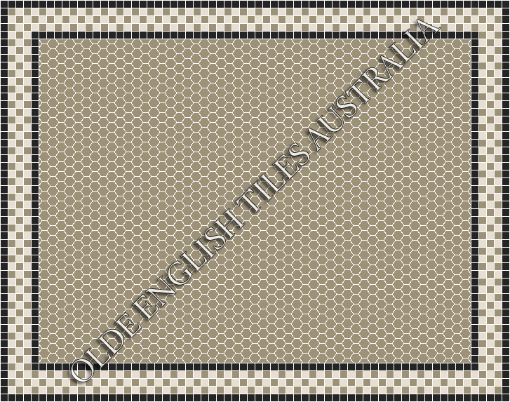  - Plain Hexagon 25 Light Grey Mosaics