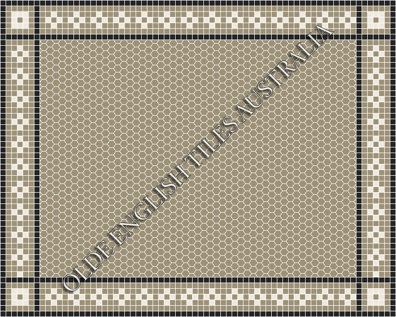  - Plain Hexagon 25 Light Grey Mosaics