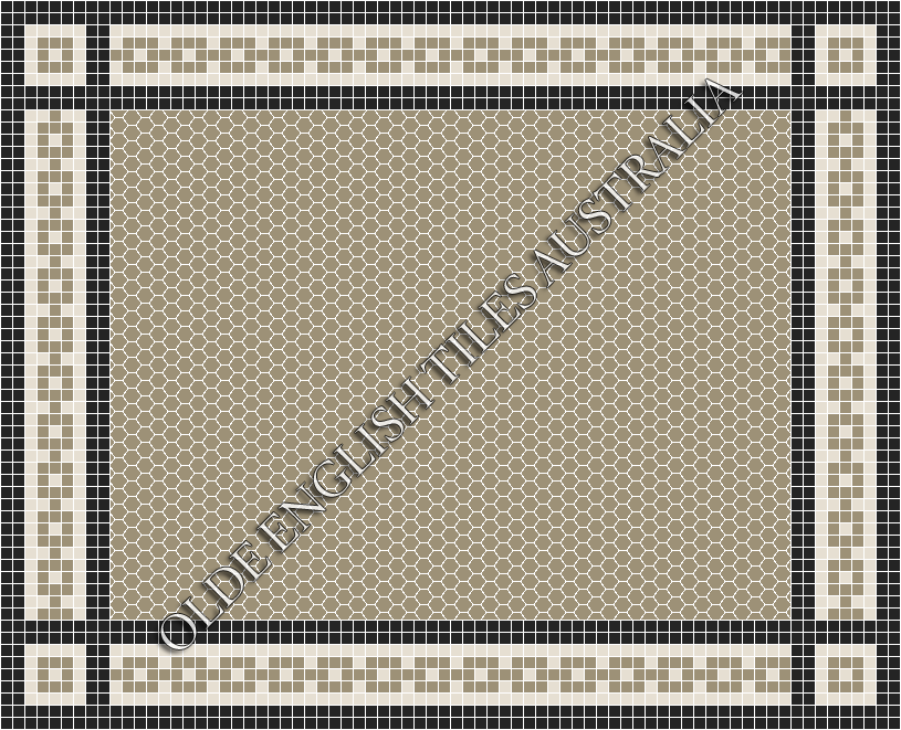  - Plain Hexagon 25 Light Grey Mosaics